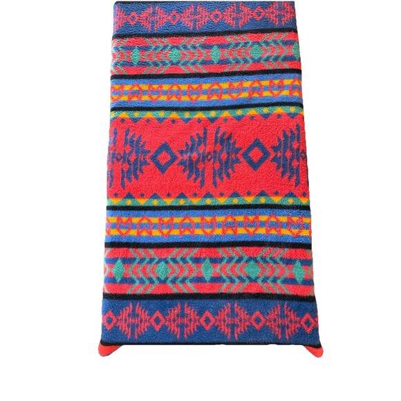 Biederlack Vintage Southwest Aztec Blanket Throw 54x76 Soft Acrylic Made in USA - Picture 2 of 9
